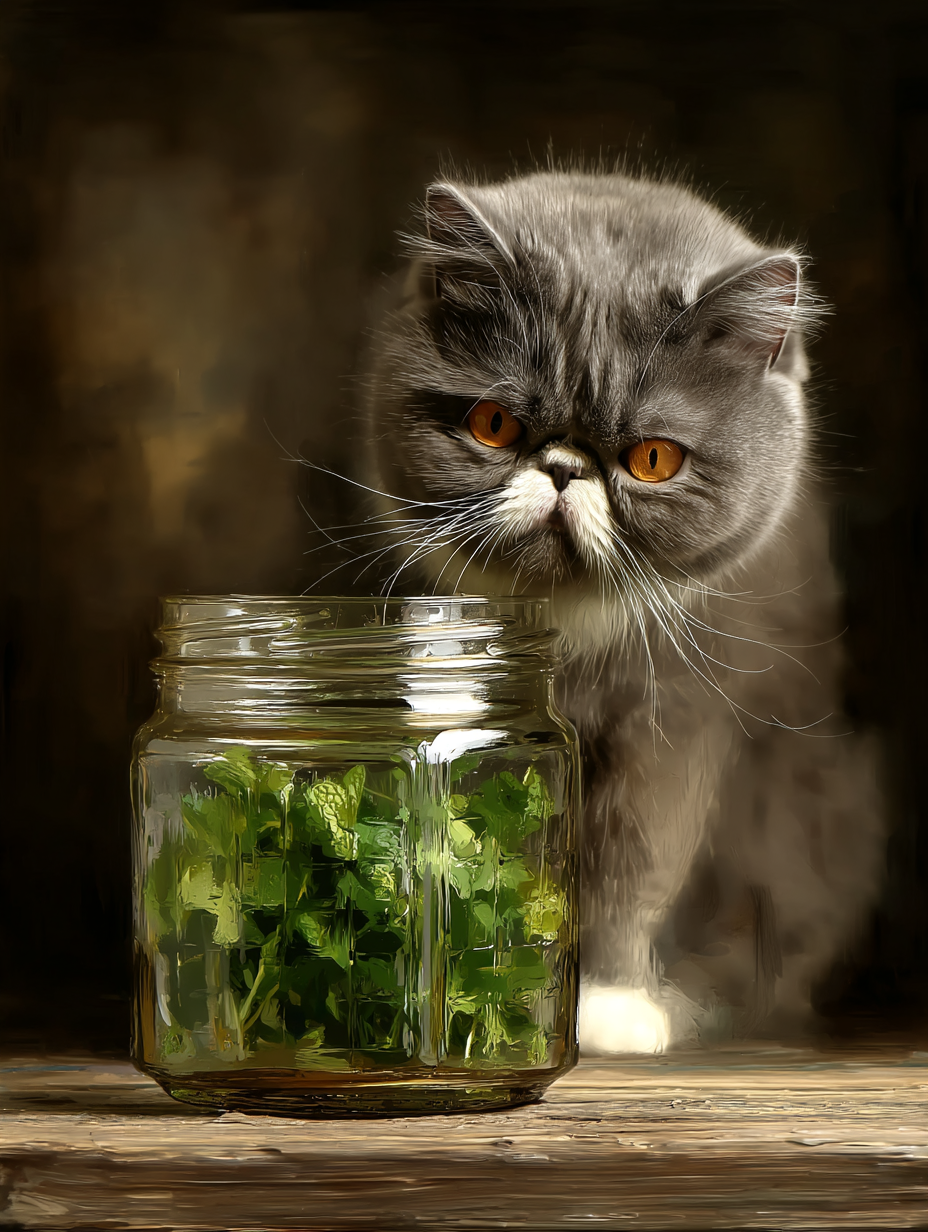 Con Hierba Gatera (Catnip)