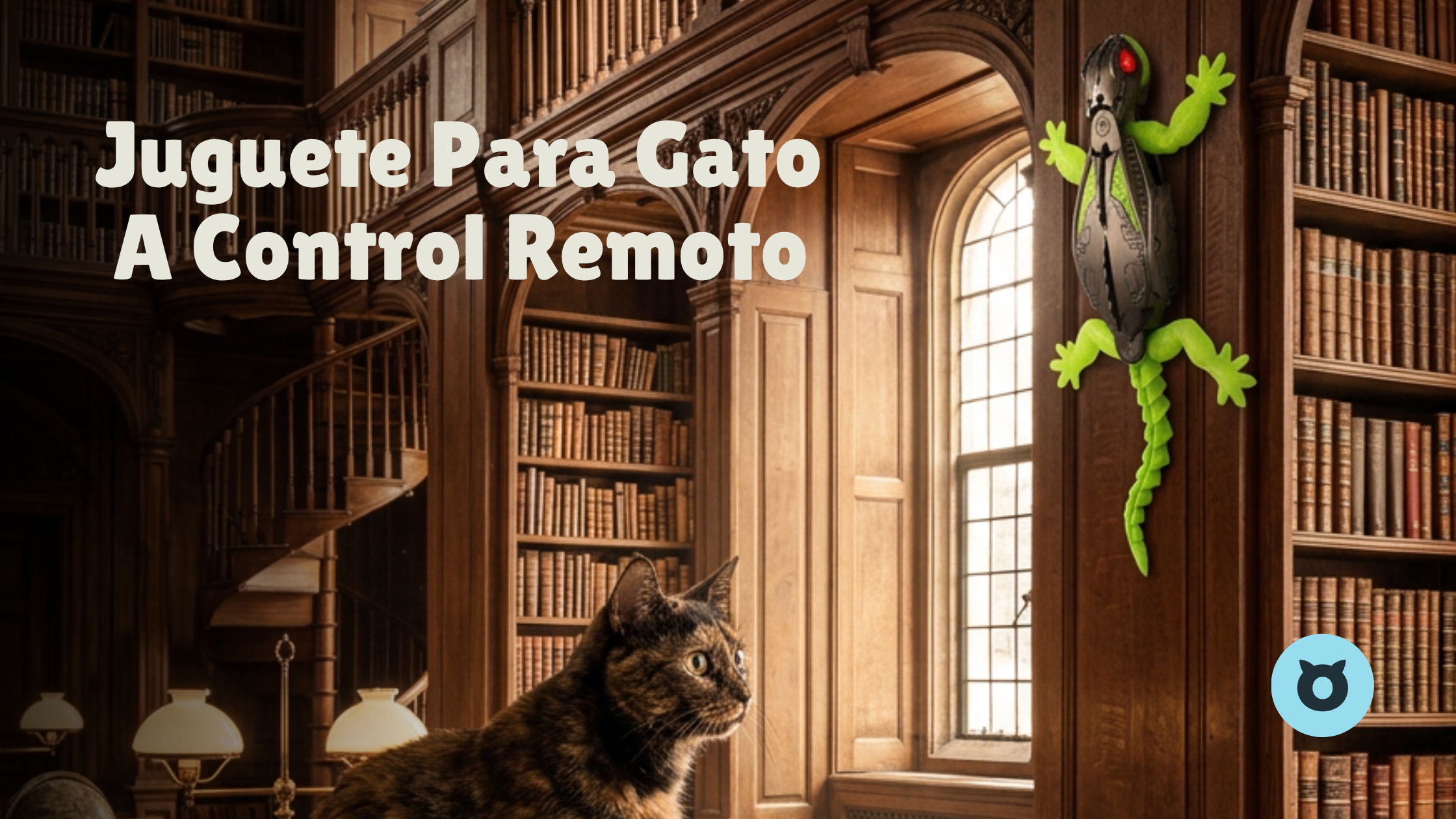 Juguete Gecko De Pared Para Gatos