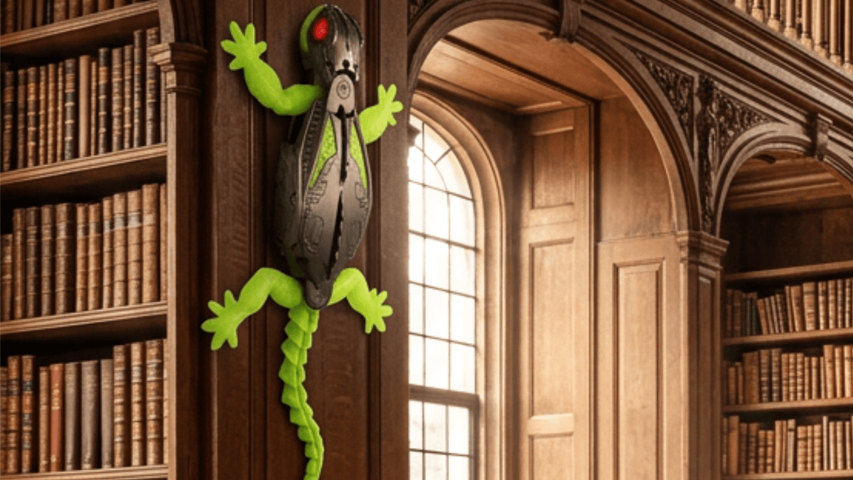 Juguete Gecko De Pared Para Gatos