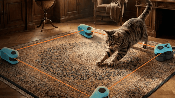 Circuito Interactivo Para Gatos Antiaburrimiento